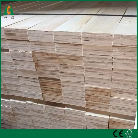 ドアコアまたはフレーム用の E1 品質ポプラ材 (LVL)