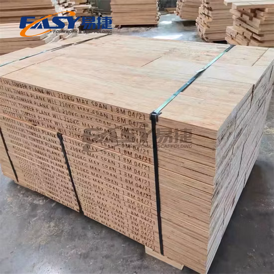 単純な木材料LVL Osha Asnz 225*38mmの木の足場板